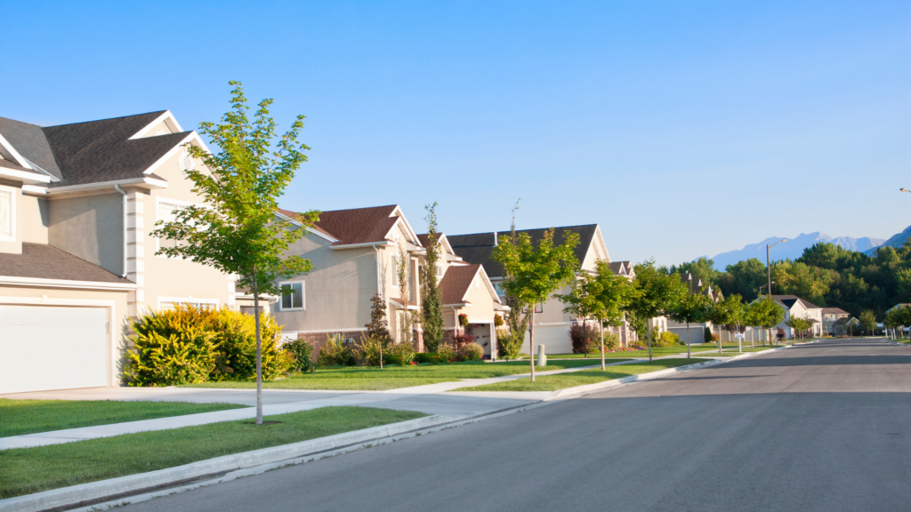 Homes managed by a property manager. 